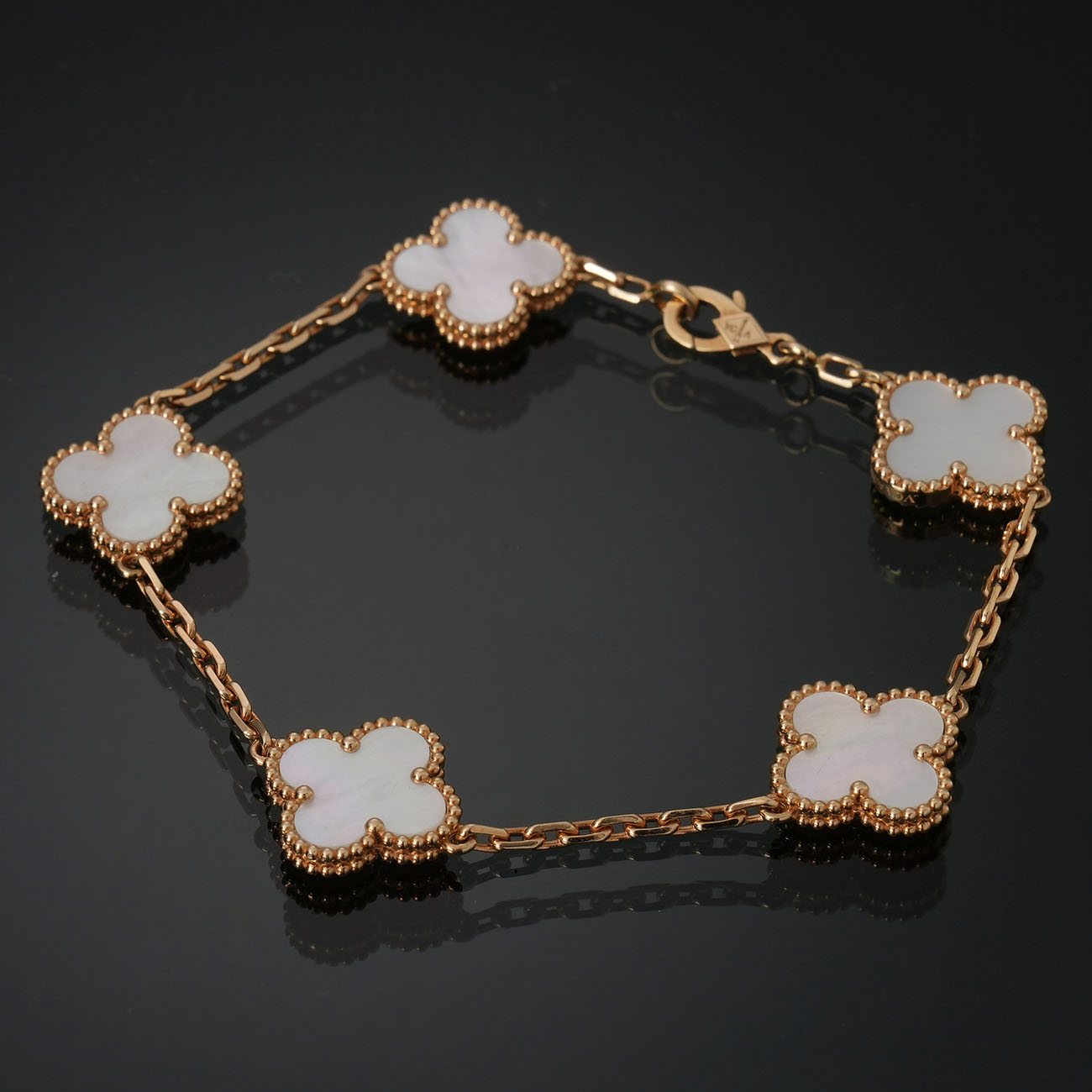 VAN CLEEF & ARPELS(USED)반클리프 알함브라 5모티브 브레이슬릿 VCARA41800